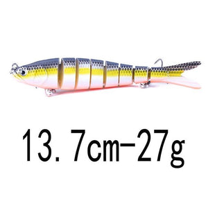 Buy 13.7 CM 8 Segment Swimbait Lure V6 Guts Fishing Apparel Australia