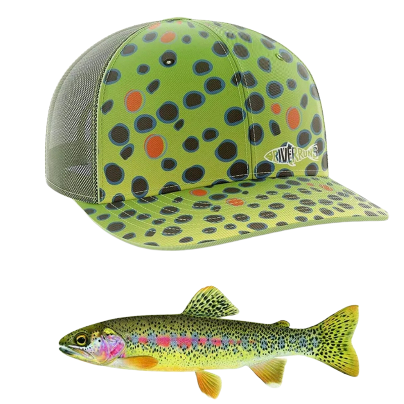 Buy Trout Fishing Caps Green Australia
