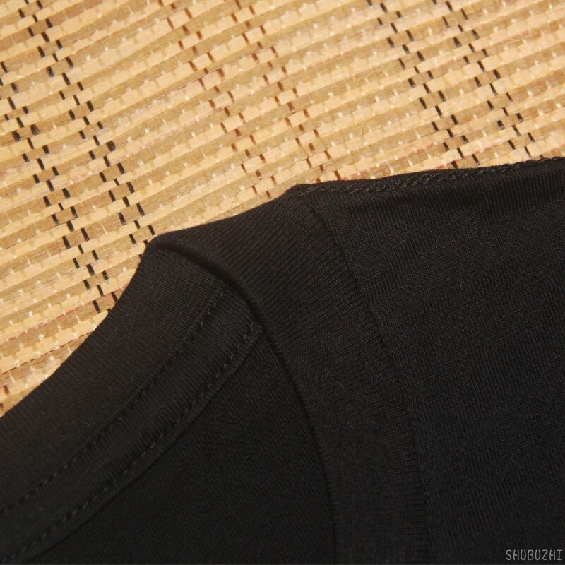 black 100% cotton t-shirt round neck collar