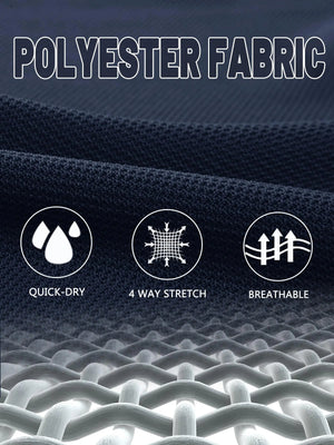 4 Way stretch polyester cloth used to make a quick drying and breathable shirt.