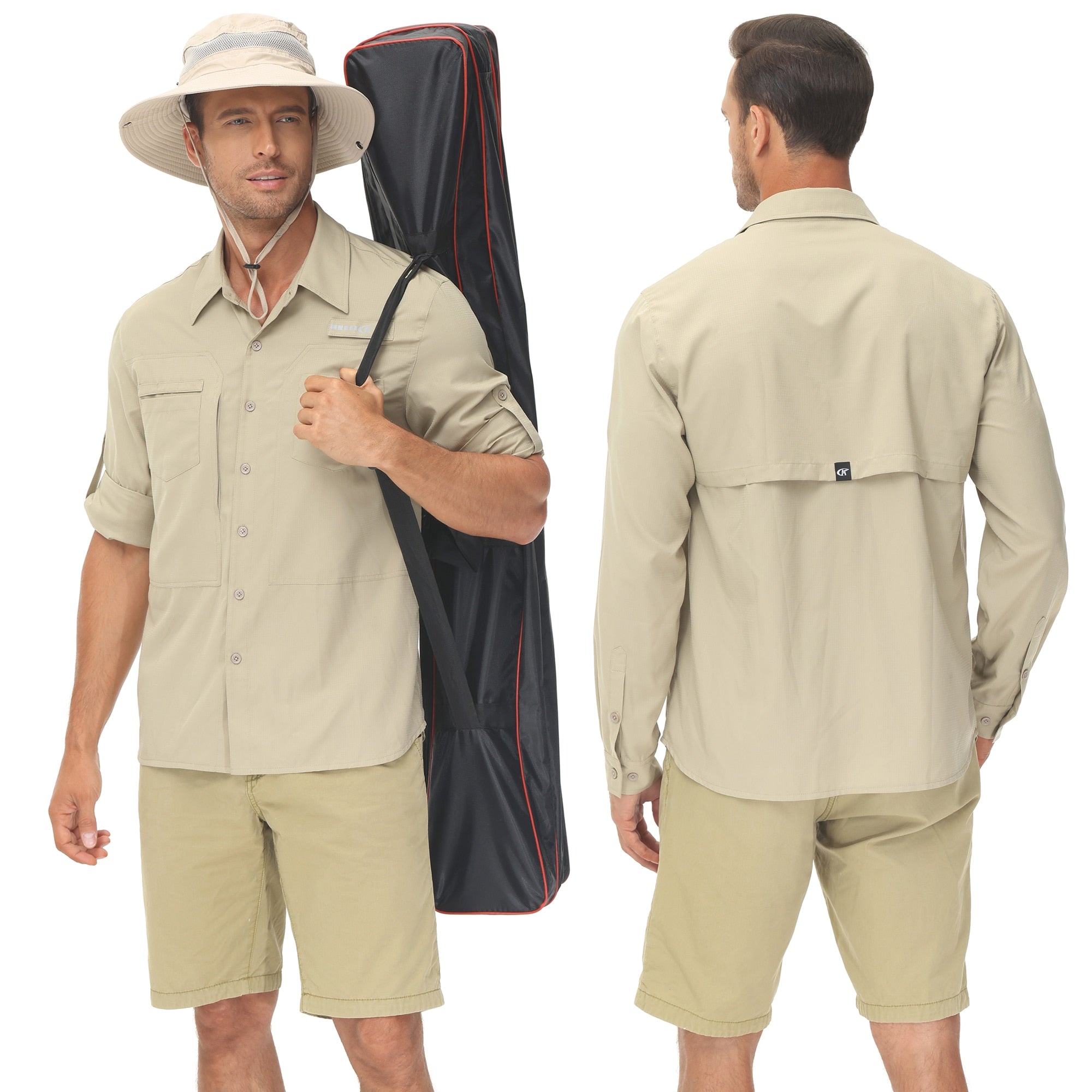 Lightweight Vented Fishing Shirt, Long Sleeve