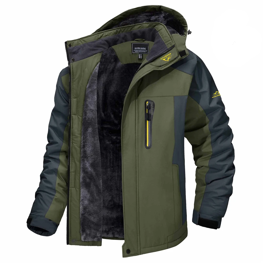 Men s Outdoor Warm Waterproof Jackets Guts Fishing Apparel