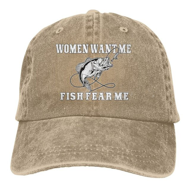 Women Want Me Fish Fear Me Cap