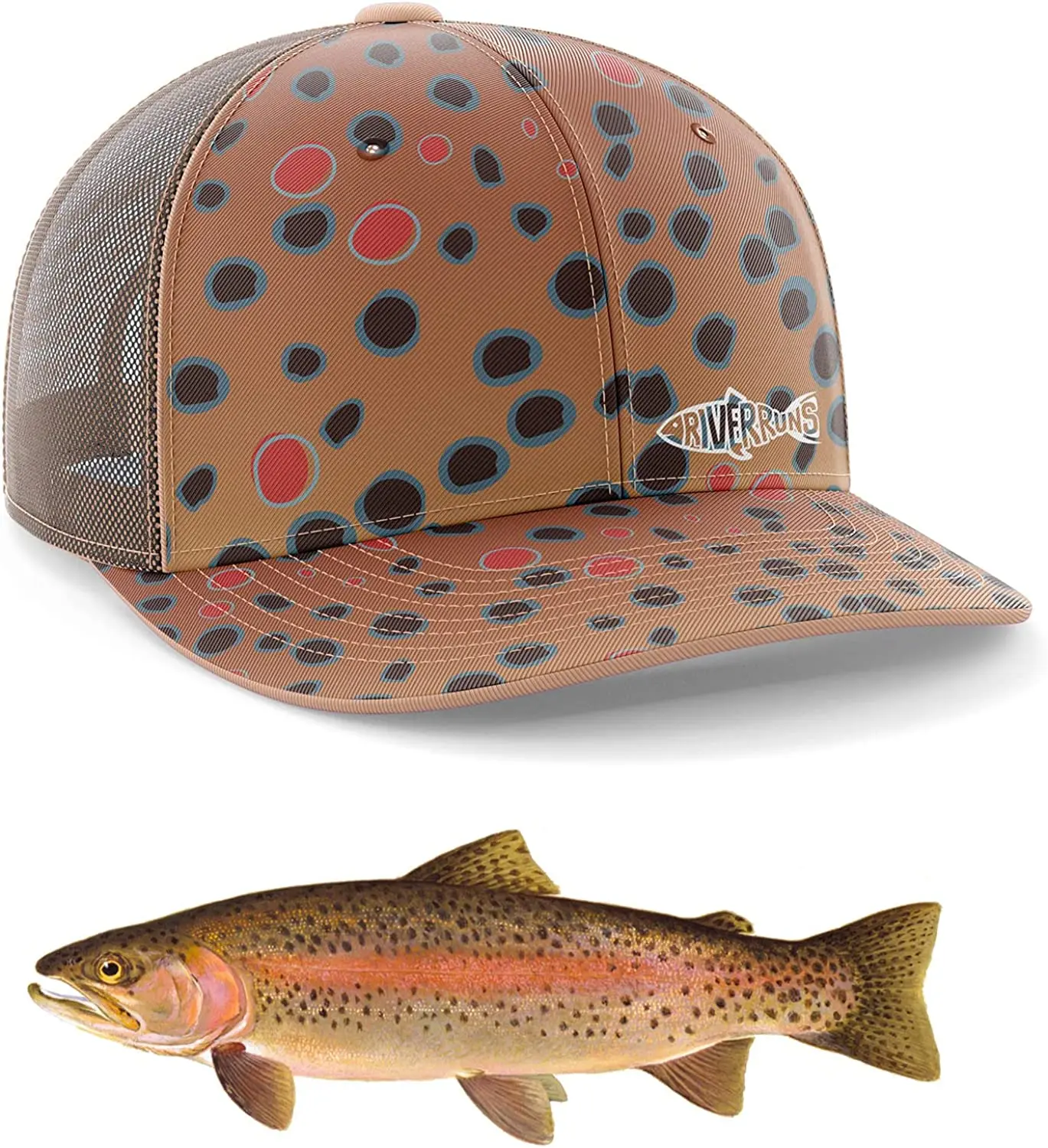 Buy Trout Fishing Caps Brown Australia