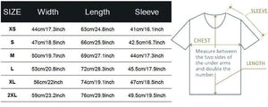 T-shirt size measurements for the This Guy Loves Fishing t-shirt.