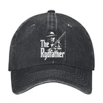 Black cap with 'The Rodfather' logo on a white background