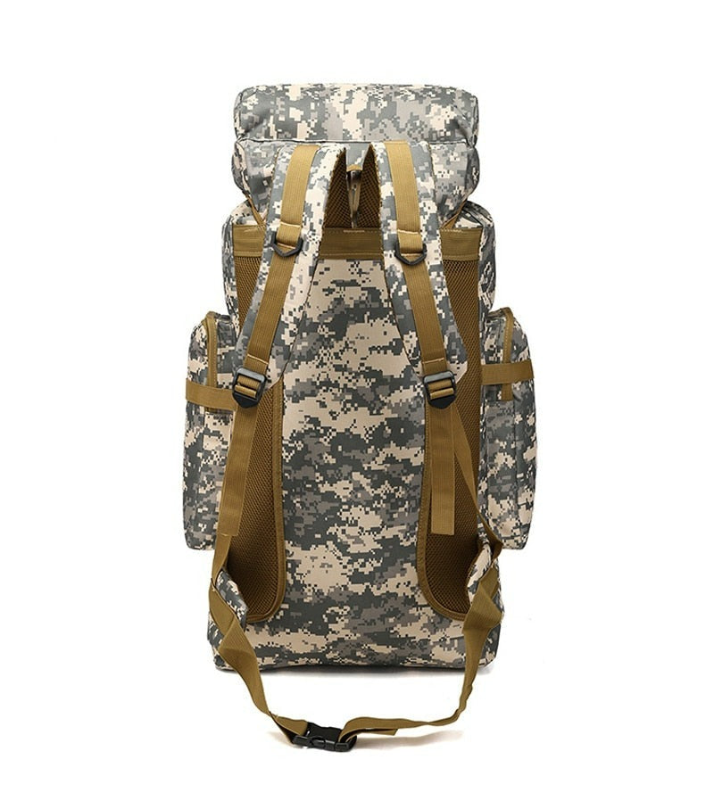 Comfortable and cushioned shoulder straps displayed on a backpack.
