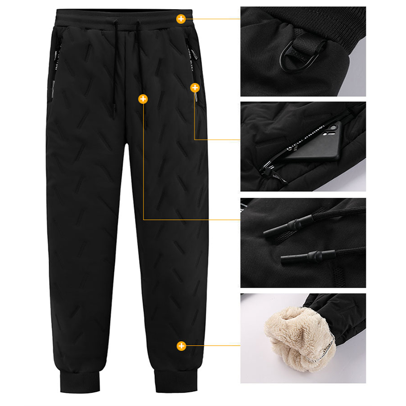 Thick Fleece Tracksuit Pants Warm Pants Guts Fishing Apparel