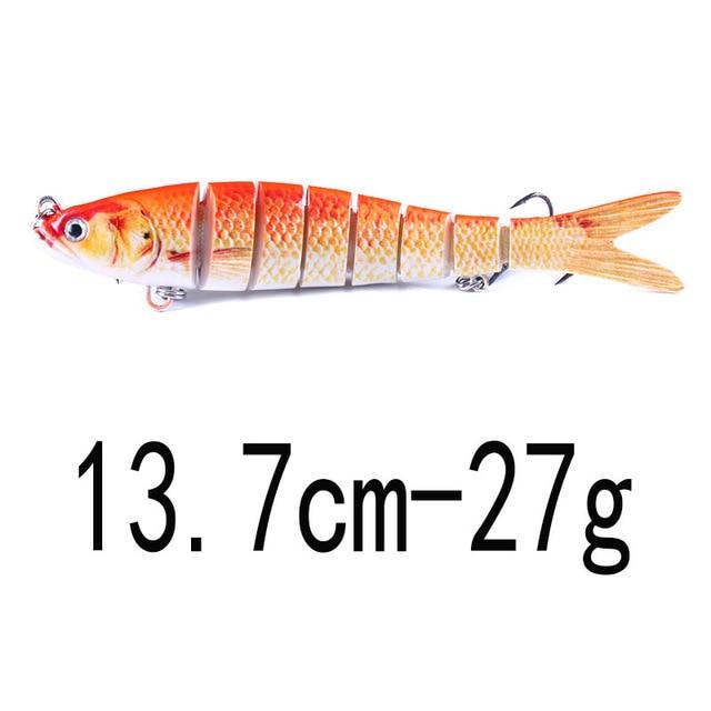 Buy 13.7 CM 8 Segment Swimbait Lure V10 13 CM 8 Segment Swimbait Lure Guts Fishing Apparel Australia