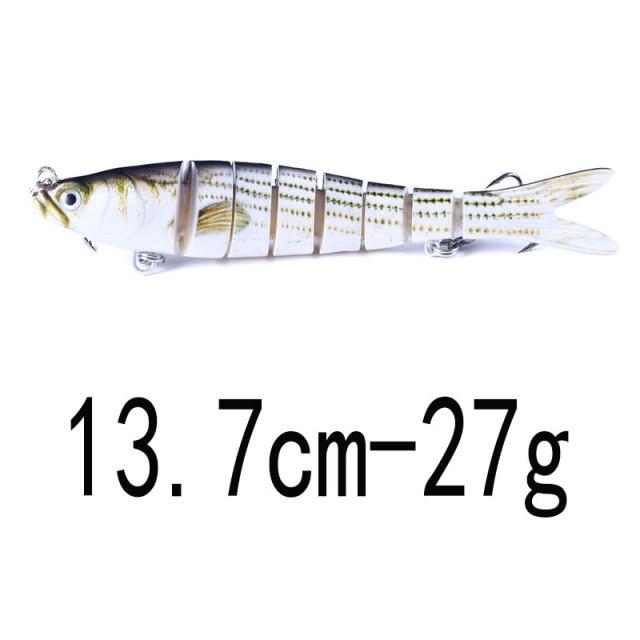 Buy 13.7 CM 8 Segment Swimbait Lure V9 Swimbait Lure | 8 Segments | 13.7 CM Guts Fishing Apparel Australia