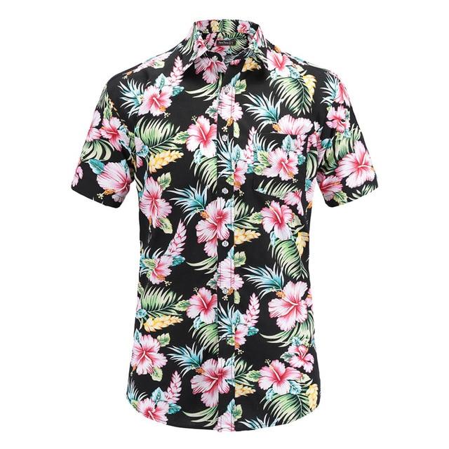 Black Hawaiian Shirt - Size Small Only
