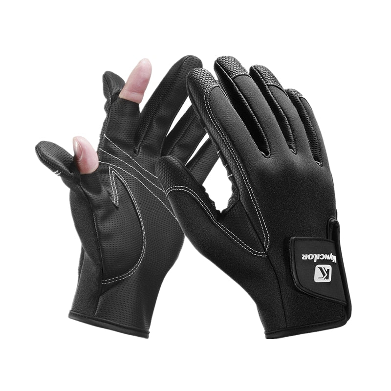 Buy Flip-Top Finger Fishing Gloves Flip-Top Finger Fishing Gloves | Non-slip | Open Finger Gloves | Black Guts Fishing Apparel  Australia