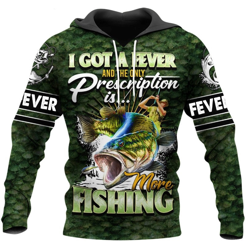 Fish Fever Fishing Hoodie Clothing For Winter Fishing Guts Fishing Apparel