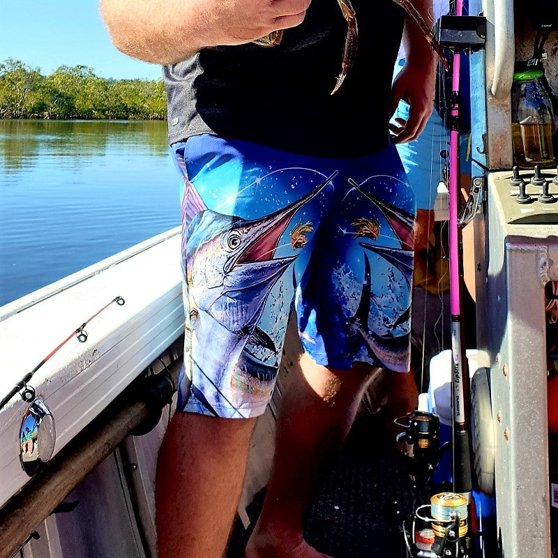 3D Fishing Shorts Magic Marlin