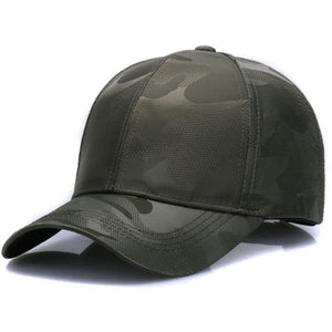Fashion style army green camo cap for men.