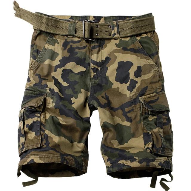 Military Style Army Cargo Shorts For Men - Camouflage Designs – Guts ...