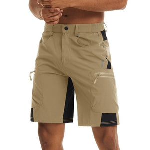 Khaki shorts for men.