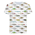 Kids Bright Lure Fishing T-shirt