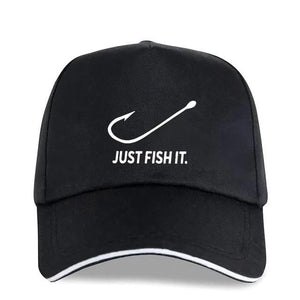 Guts Fishing Apparel  Fishing Hat Black 01 Just Fish It