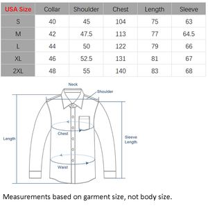 Plaid Flannel Shirt Men's Size Guide. 