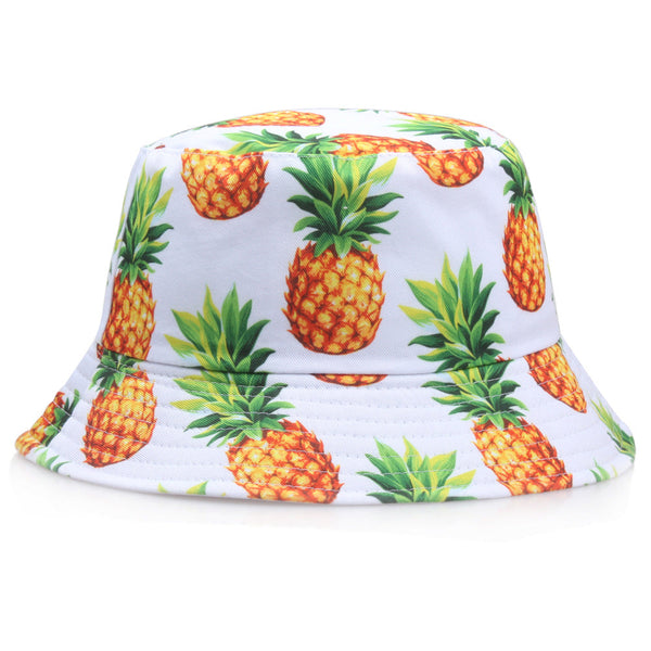 White pineapple bucket hot sale hat