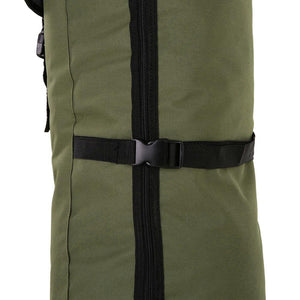 Zip up duffel bag for fishing. 
