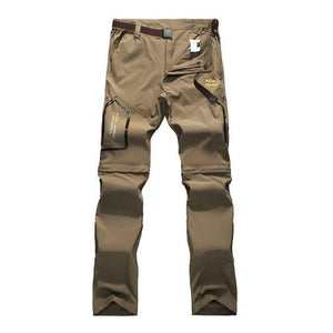Khaki Mountain Skin quick dry zip-off pants/short. 