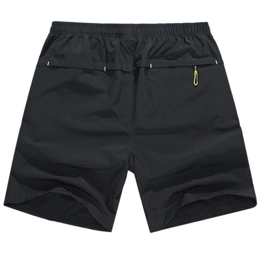 Zipper Pocket Shorts With Pockets On The Side Men's Sports Shorts