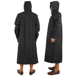 Black raincoat for fishing at Guts Fishing Apparel