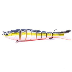 Buy 13.7 CM 8 Segment Swimbait Lure V6 Guts Fishing Apparel Australia