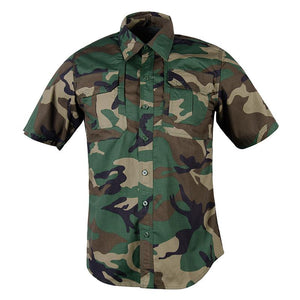 Vented Army Shirts S / Woodland Camo Guts Fishing Apparel 