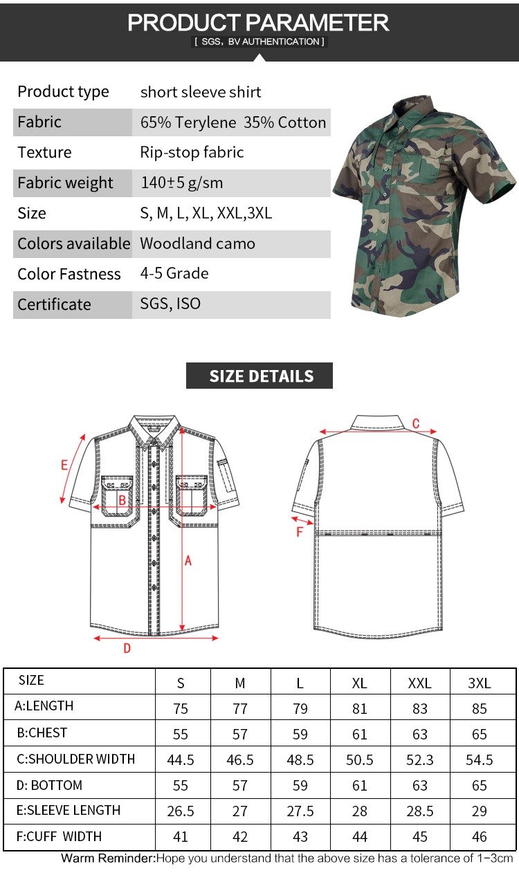 Camouflage Army Shirts